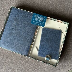 William Morris Blue Travel Journal Set